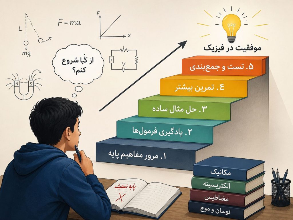 اگر پایه فیزیک ضعیف باشد از کجا شروع کنیم؟